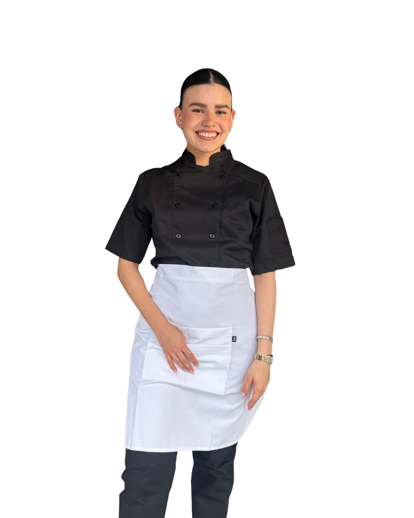 zittro Medio mandil delantal chef Blanco. R92302-100