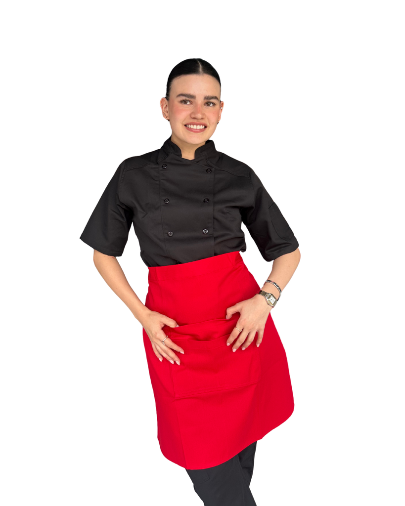 zittro Medio mandil delantal chef Rojo. R92351-660