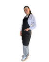 zittro Mandil delantal chef franja Negro. R92302-001 UNI