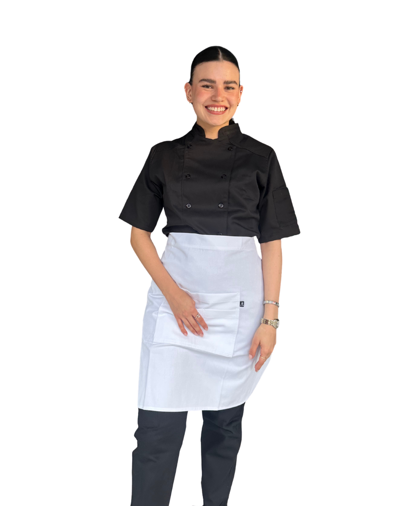 zittro Medio mandil delantal chef Blanco. R92351-100