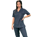 zittro Filipina Médica Lycra Mujer Gris Oxford