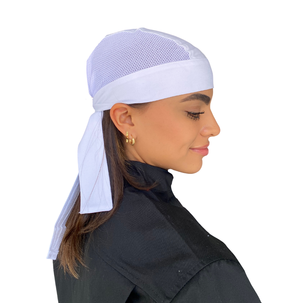 zittro Bandana De Cocina Chef Blanco Unisex