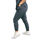 zittro Pantalón Médico Stretch Jogger Mujer Gris Oxford