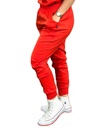 zittro Pantalón Médico Stretch Jogger Mujer Rojo