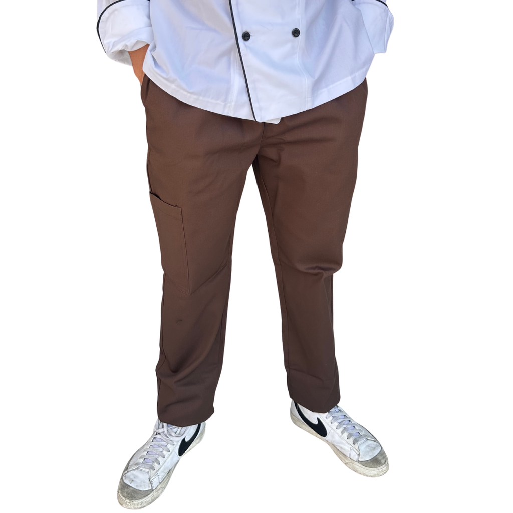 zittro Pantalón Chef Hombre. Chocolate R91104-200