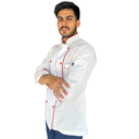 zittro Filipina Chef Hombre Blanco/Rojo