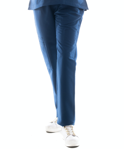 [M81201 440 ECH] zittro Pantalón Médico Clororresistente Recto Mujer Marino (ECH)