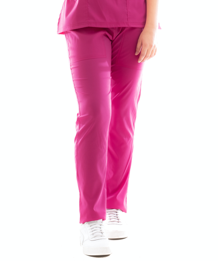 [M81202 550 ECH] zittro Pantalón Médico Stretch Recto Mujer Bugambilia (ECH)